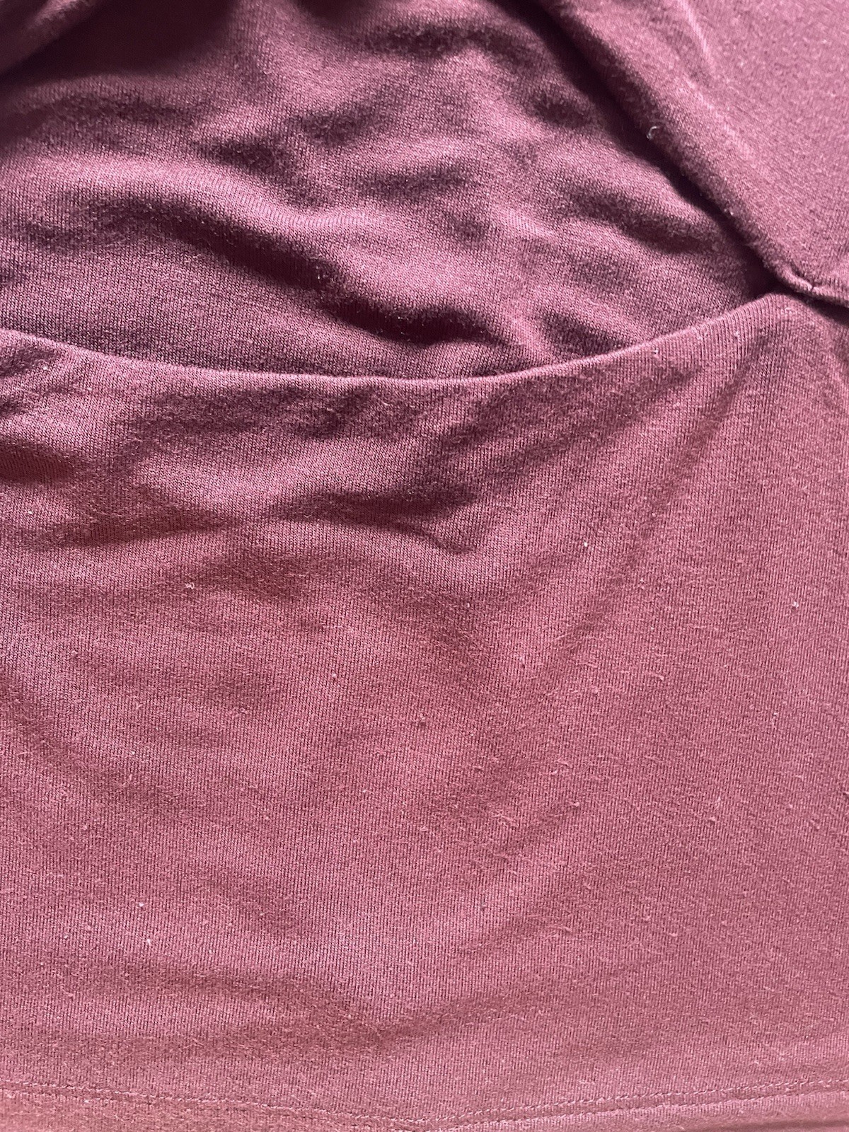 Banana Republic Tank Top XS Burgundy Open Back Stretch Cropped Lined Workout Top