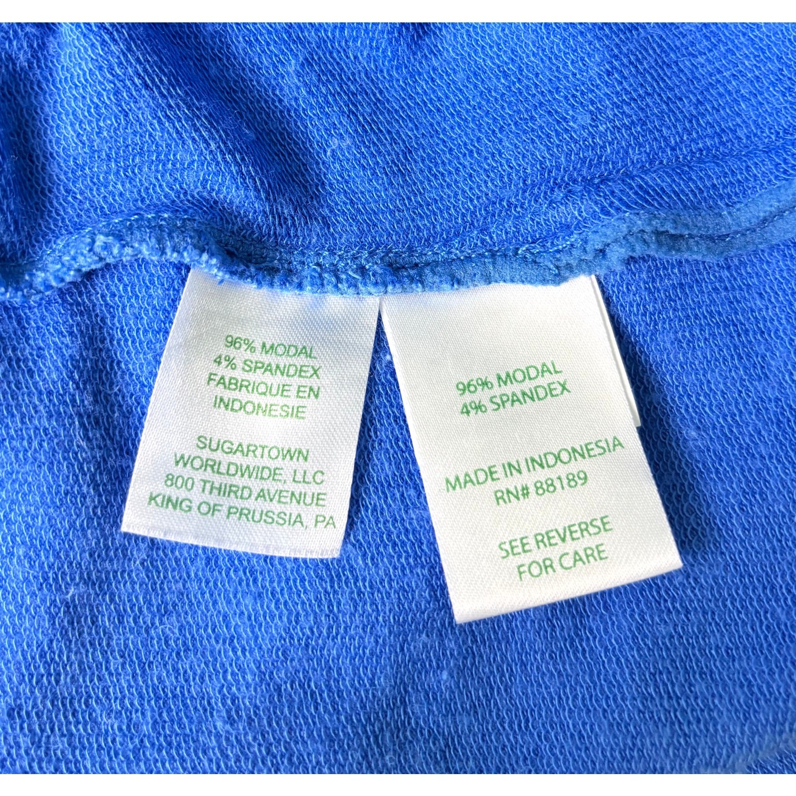 Lilly Pulitzer Luxletic Fresh Squeezed Costal Blue Ladder Long Sleeve Top Size S