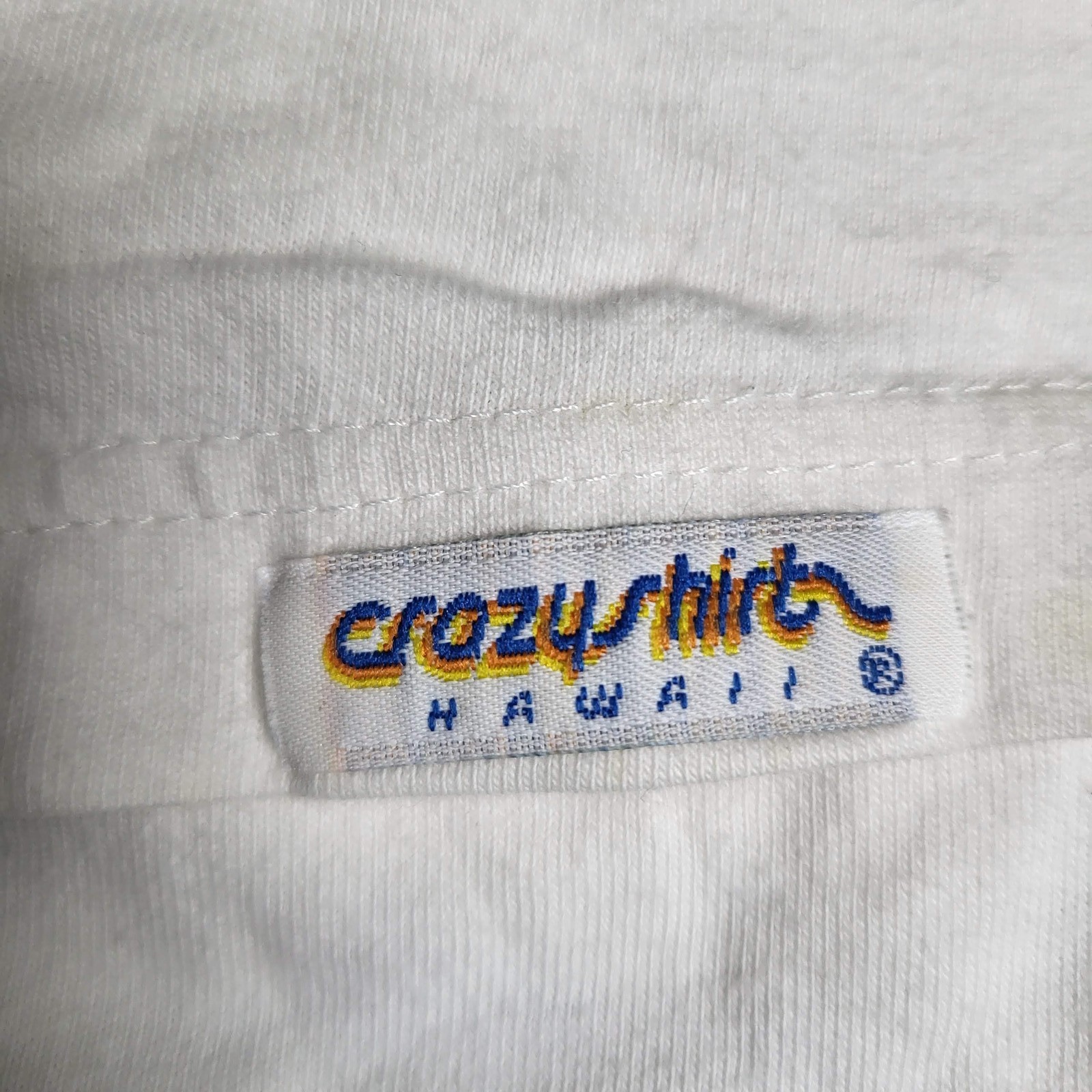 VINTAGE Crazy Shirts Women Shirt OS Single Stitch Boats Hawaii 90s USA READ