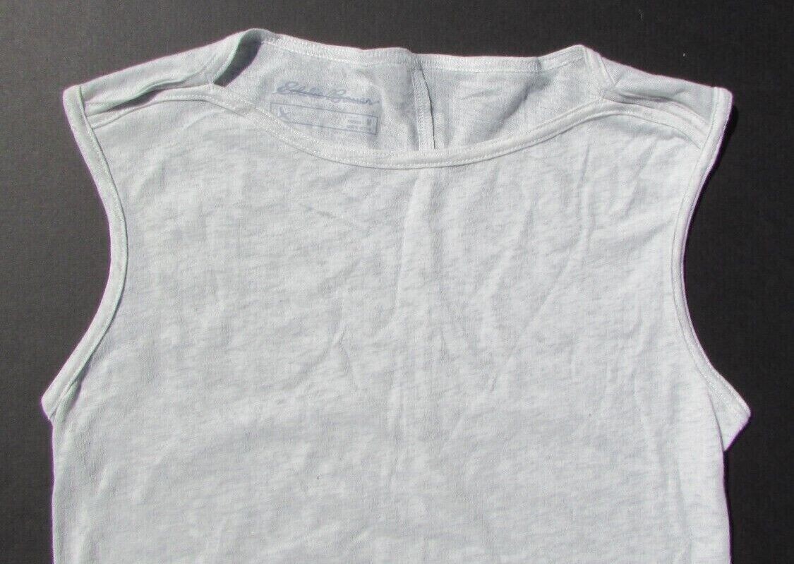 Eddie Bauer Women’s Gray Boat Neck Sleeveless Shirt Cotton/Poly Asst Sizes NWOT