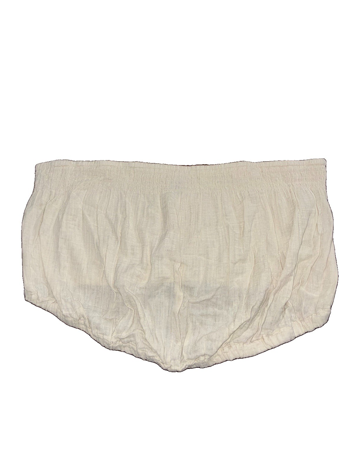 Universal Thread Women’s White Solid Smocked Strapless Tube Top Size XXL