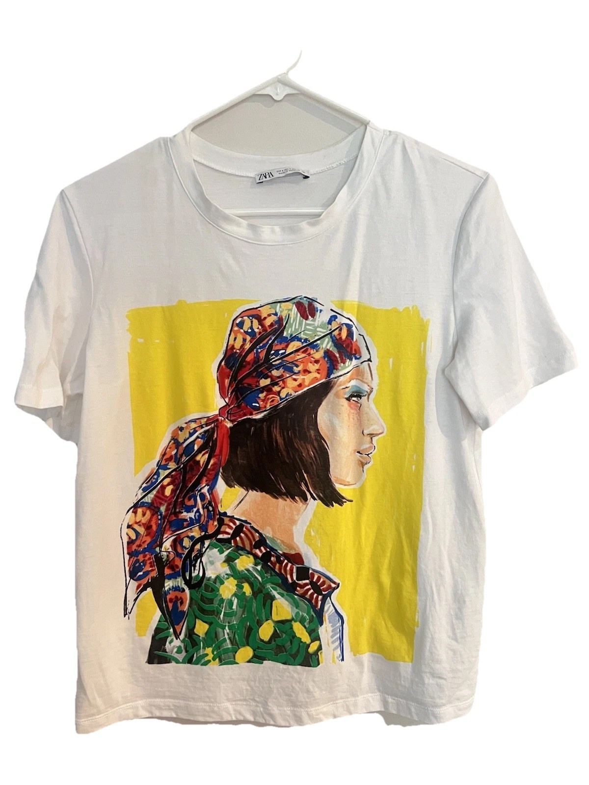 Zara Picture graphic Pop Art T-shirt Size Small