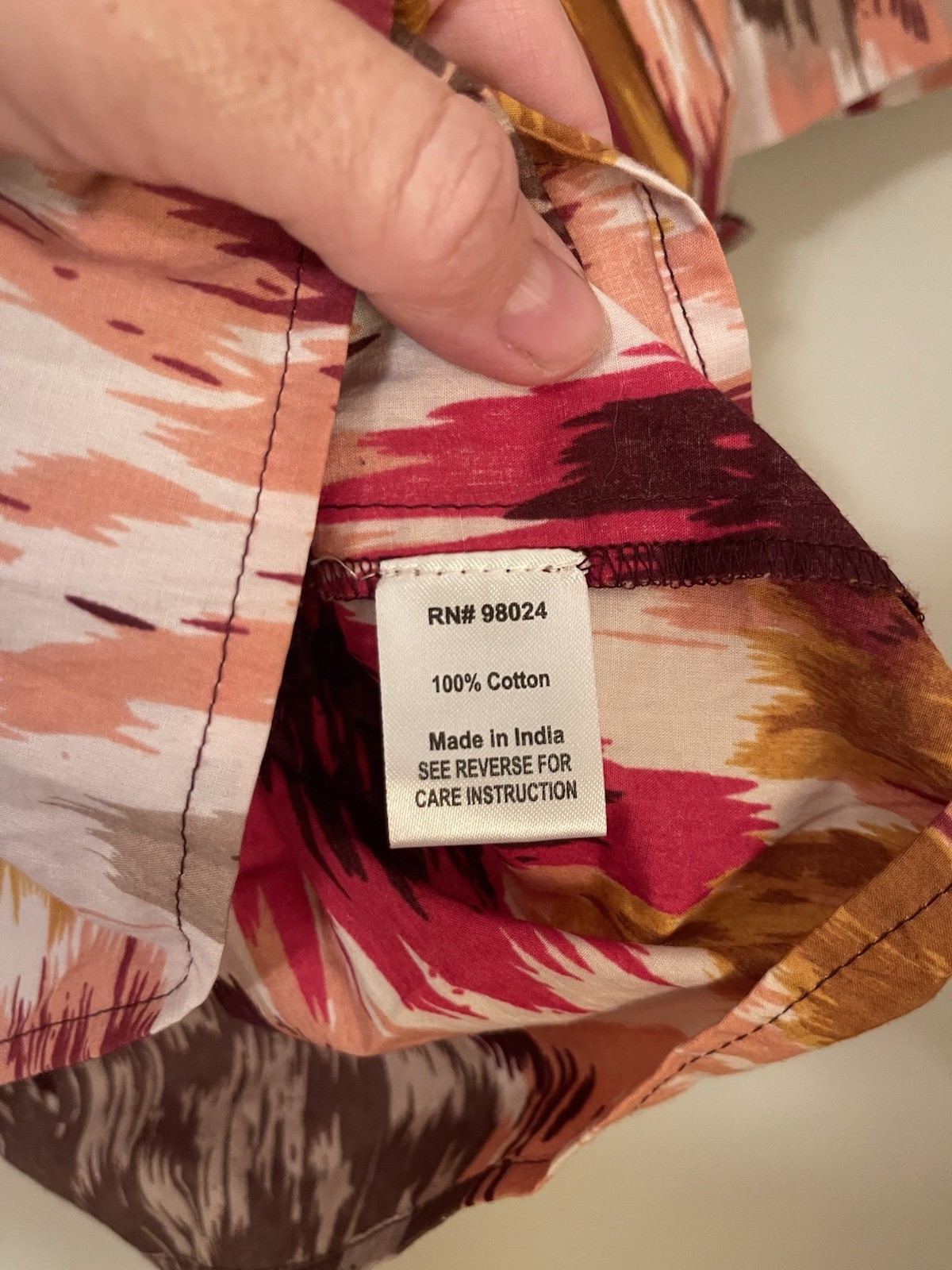 Anthropologie Painterly Open-Back Blouse Top Love The Label XS