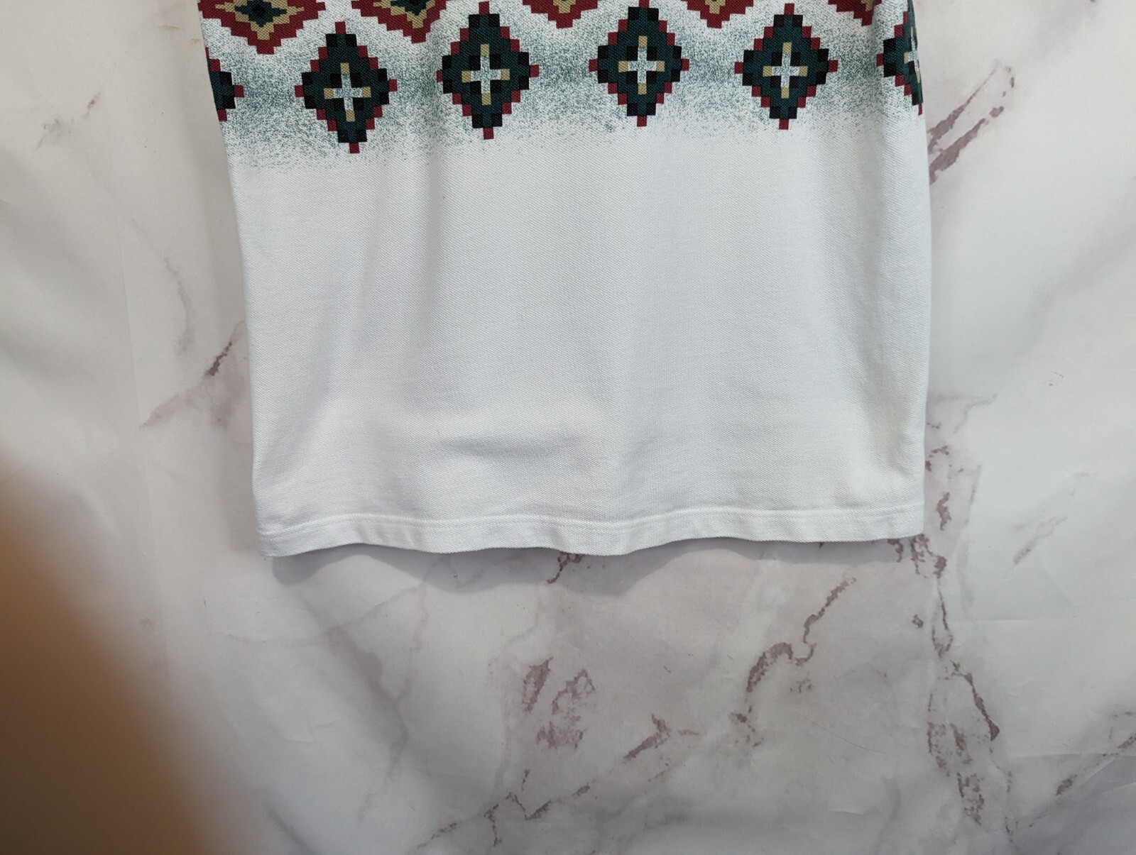 Vintage Top Women Large Tank Southwest Sleeveless Shirt 90s Polo Aztec