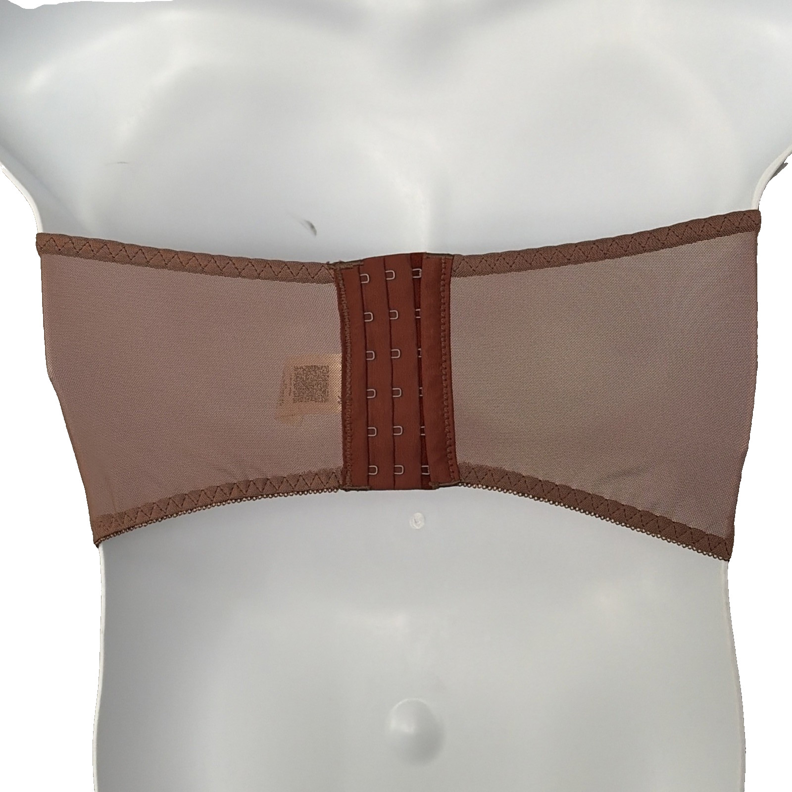 Women’s Strapless Bustier/Corset by Romwe Brown with Embroidery Size Large