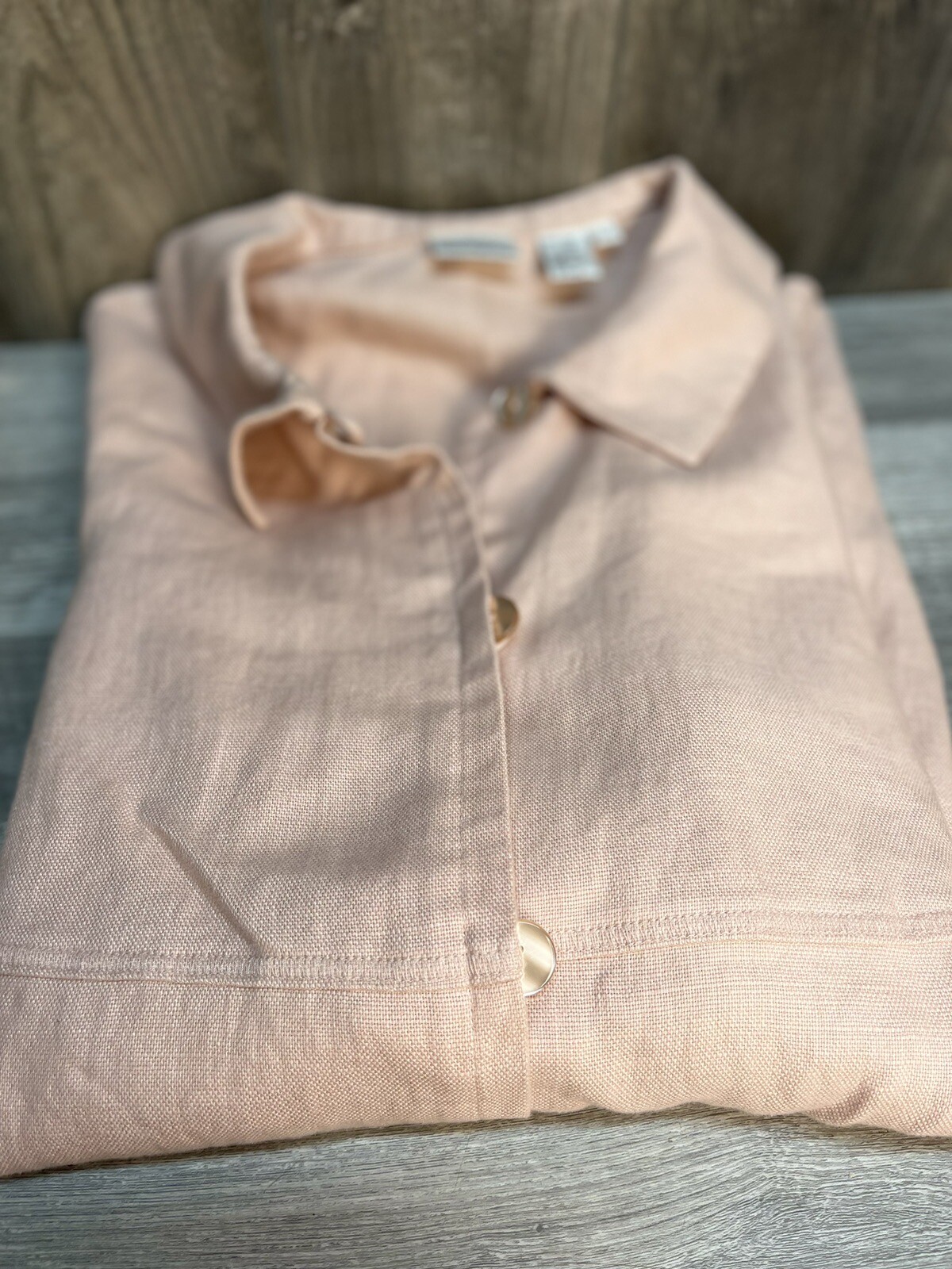 Spiegel Women’s Linen Light Pink Top Jacket & Pants Size 14 EUC Beautiful