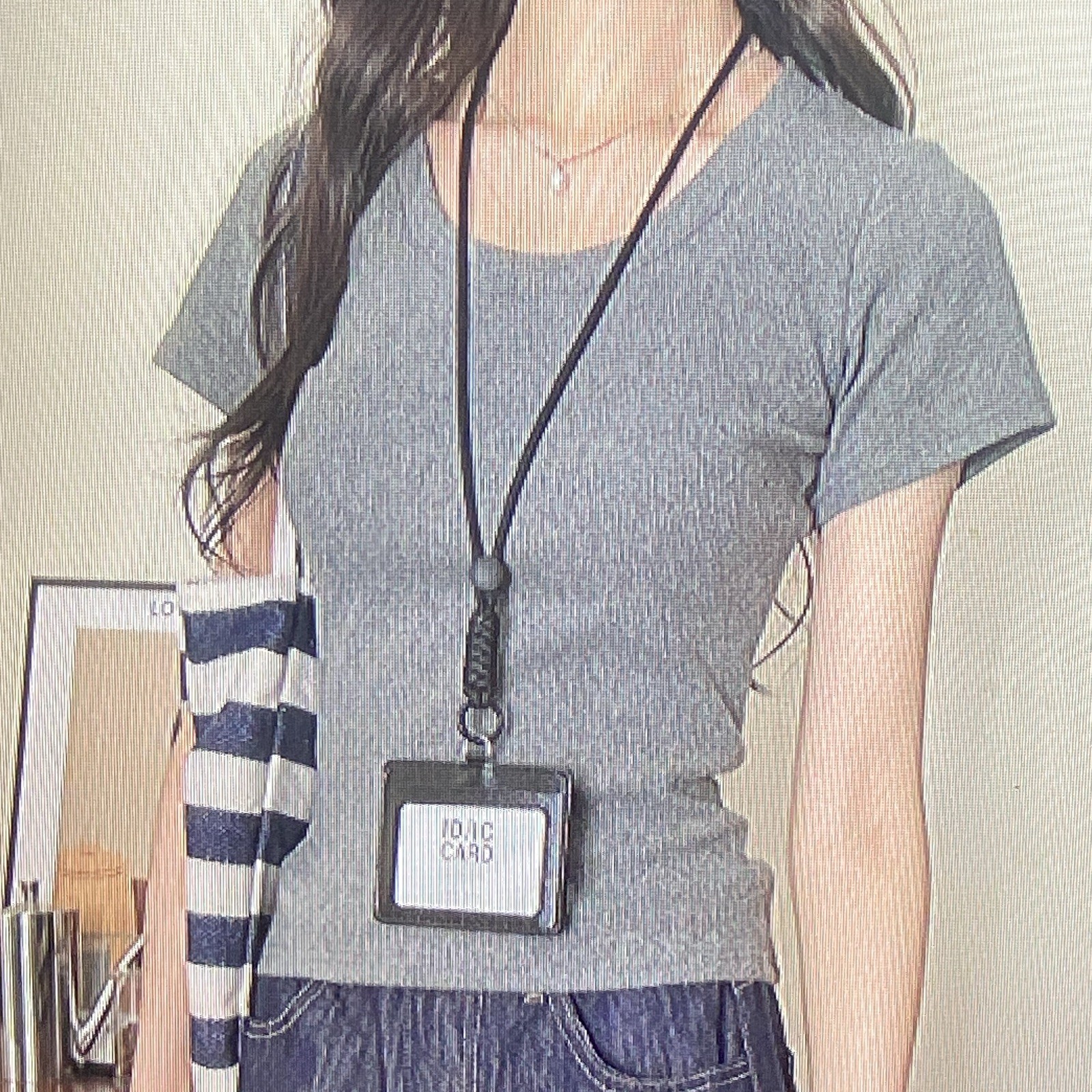 U-neck T-shirt – Women’s Summer Short-Sleeved Base Top – Gray