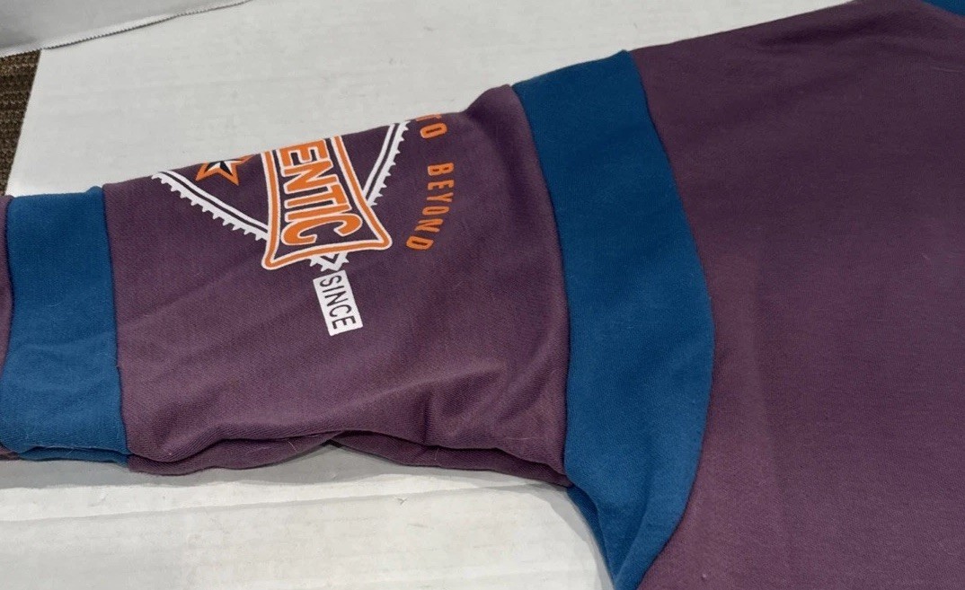 Purple Blue Celestial Sun & Moon New Age Chicyea T-shirt Women’s Sz L Hippie