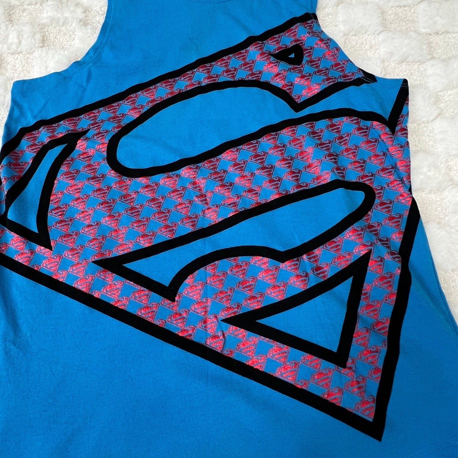 DC Comics Batman Superman Tank Top Bundle Women’s Medium Graphic Lot of 2