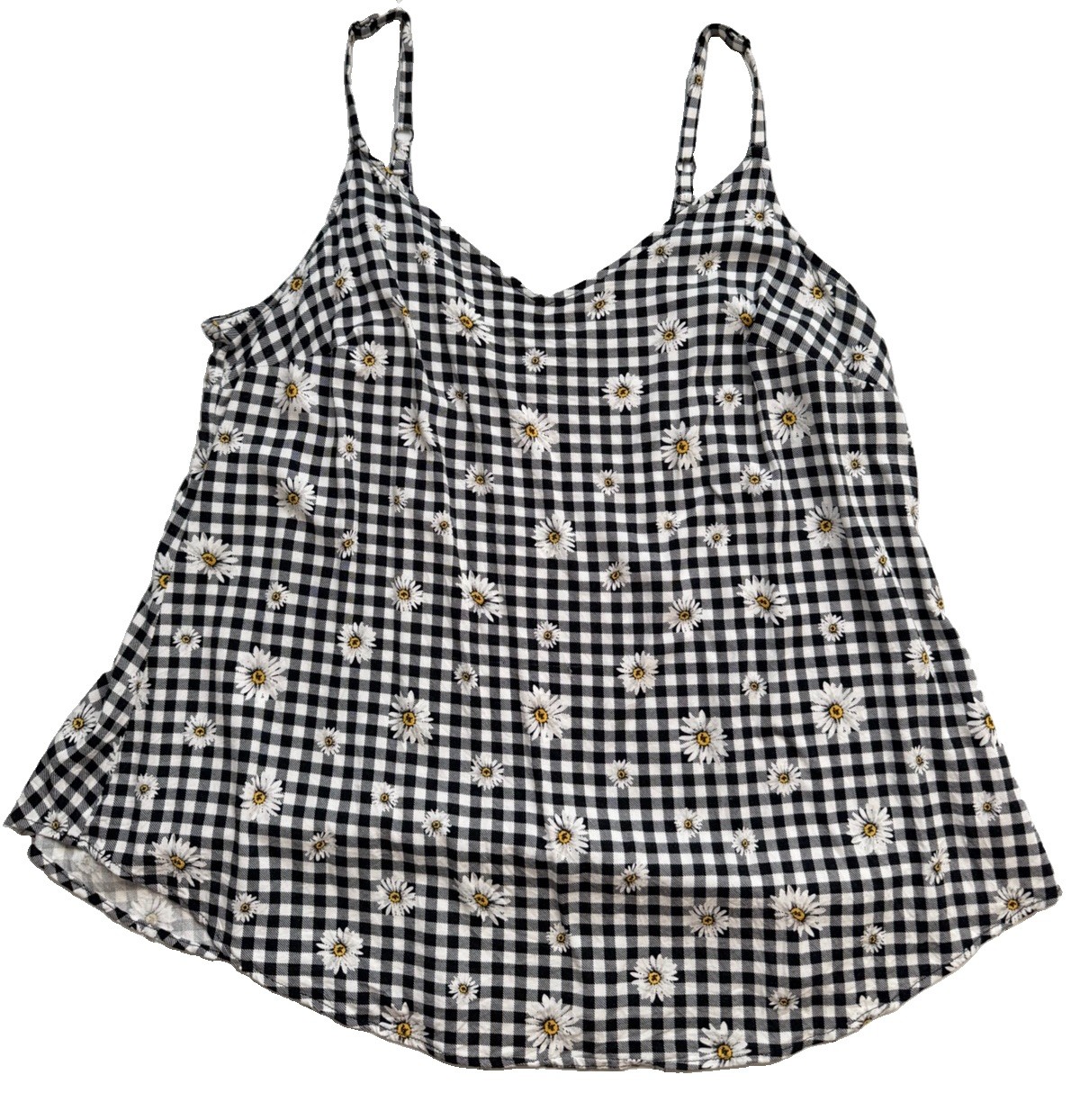 Torrid Ava Stretch Challis Cami – daisies – 1X – 14W/16W