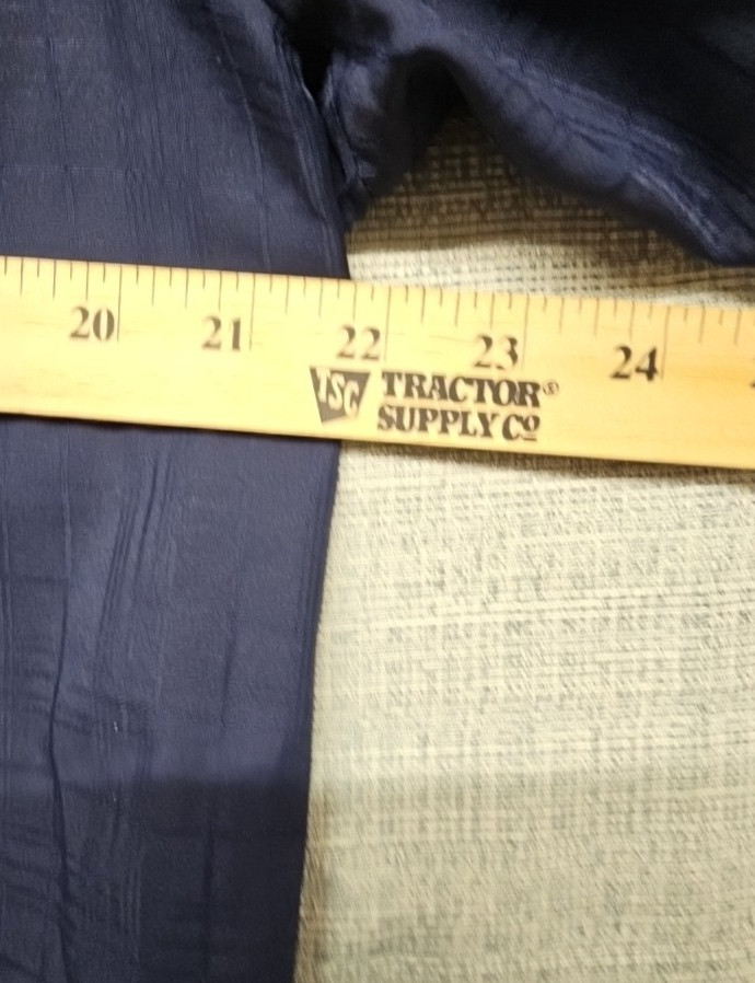 Country Suburbans Women’s Blue Long Sleeve Button-Down Blouse Size 12 Made in US