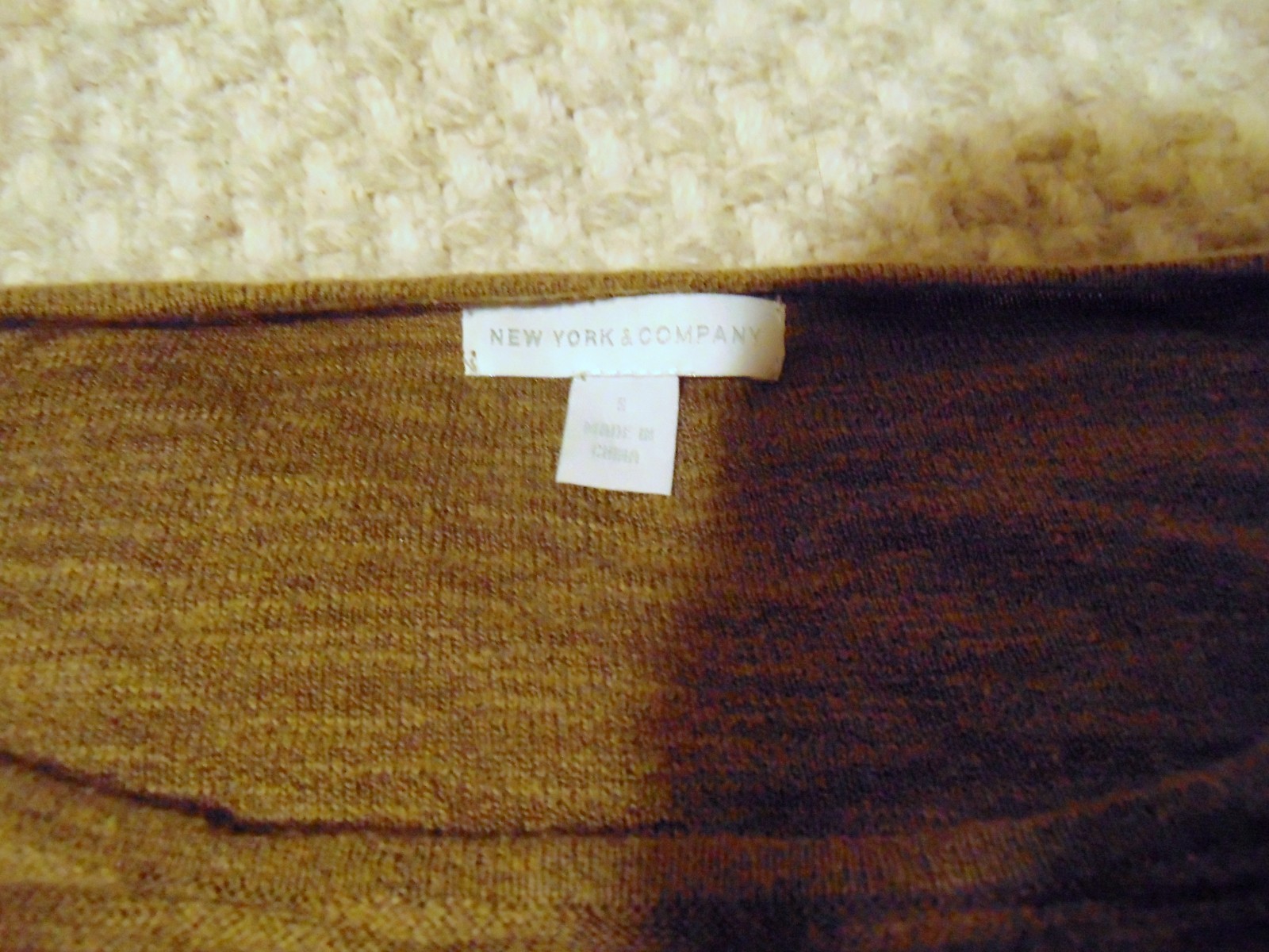 Ruched Drawstring Knit Top Brown Heathered Cozycore Minimalist S Earthy Neutrals