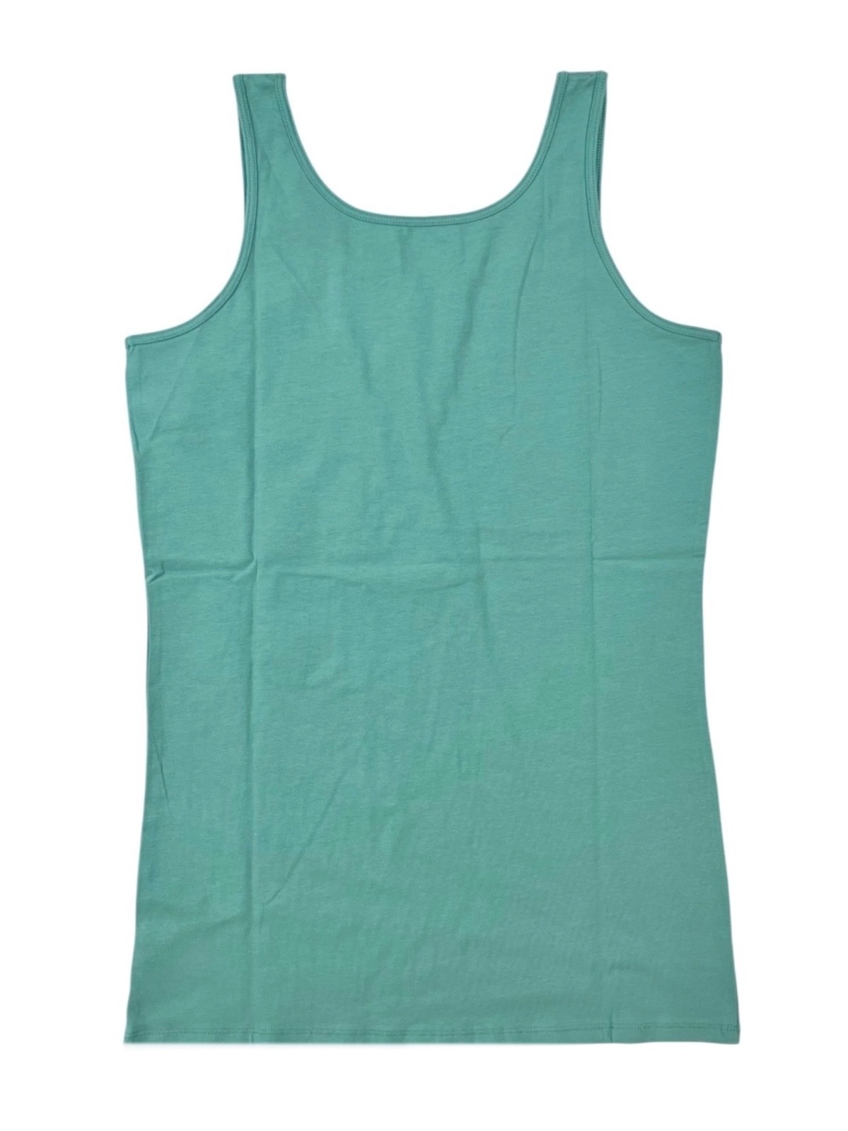 Duluth Trading Company Womens No-Yank Tank Wide Strap/ Sage Size Large NWT