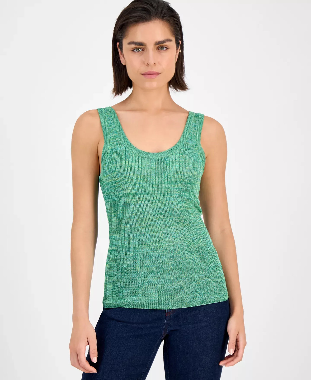 I.N.C. International Concepts Women’s Top Sz L Space-Dyed Sweater