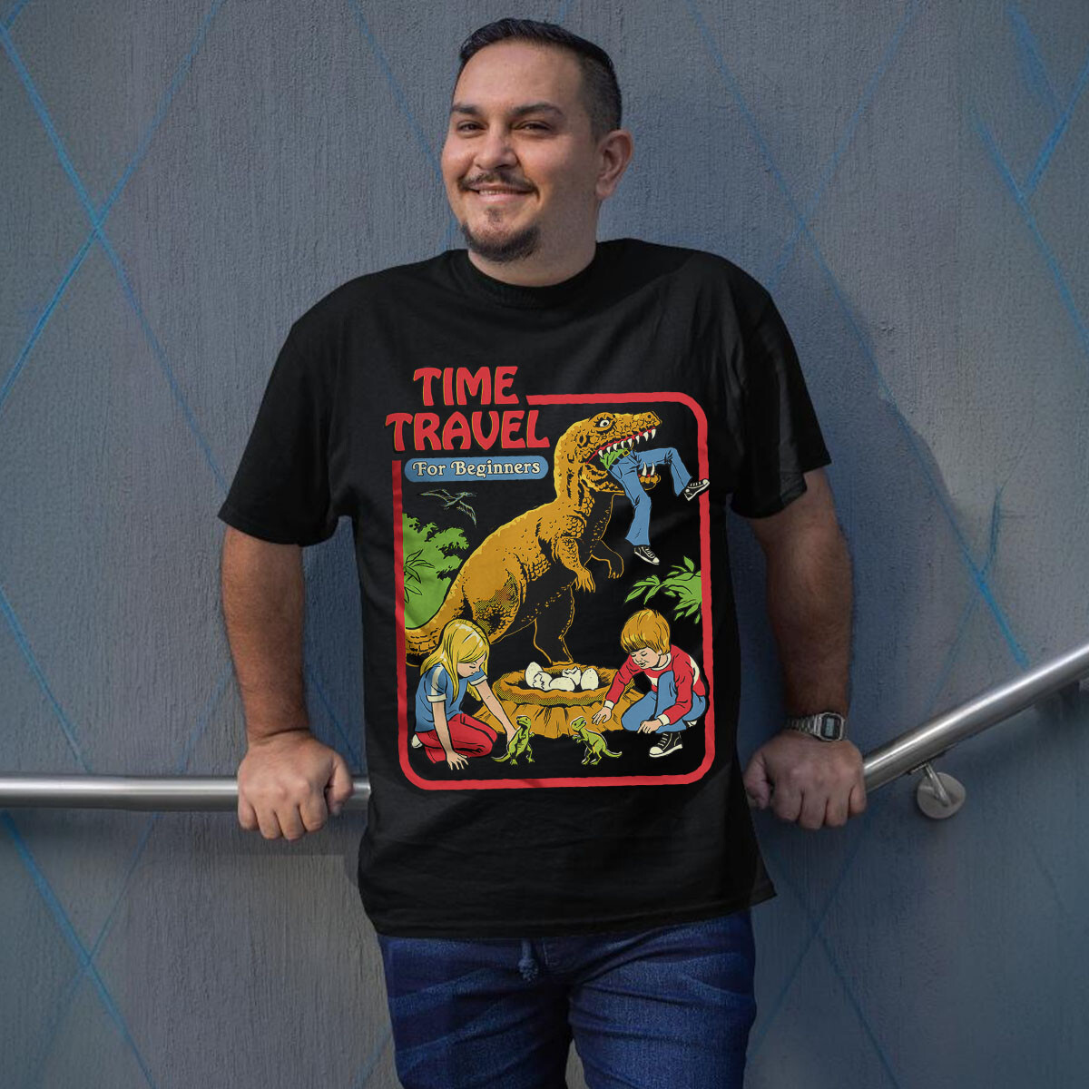 Time Travel for Beginners 90s Sci Fi T Shirt #SR#T433