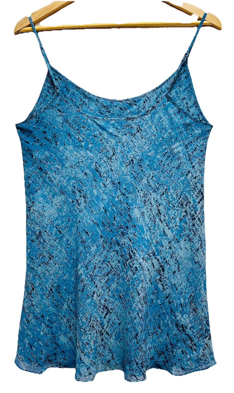 Cabi Blue Lightweight Spaghetti Strap Tank Top Size Medium Adjustable Strap