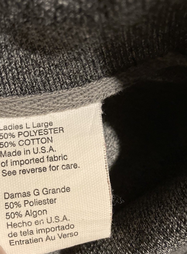 VTG CATALINA PULLOVER VEST WOMENS LARGE Gray Workwear Church Golf Sports Classic