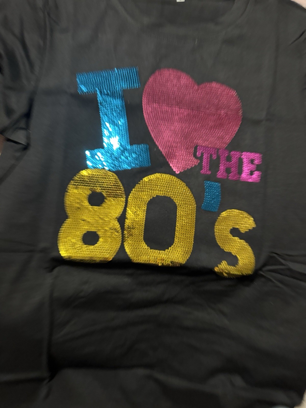 Woman’s I Love The 80’s Tshirt Women’s Size Small