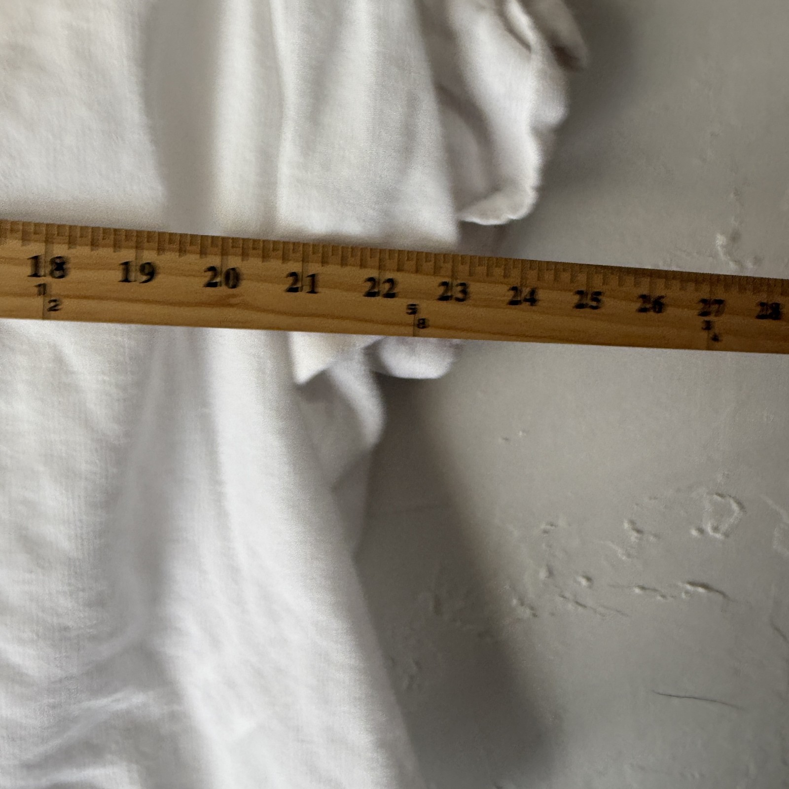 Silence + Noise Shirt Womens Medium Button Front Short Sleeve Cottage Peasant