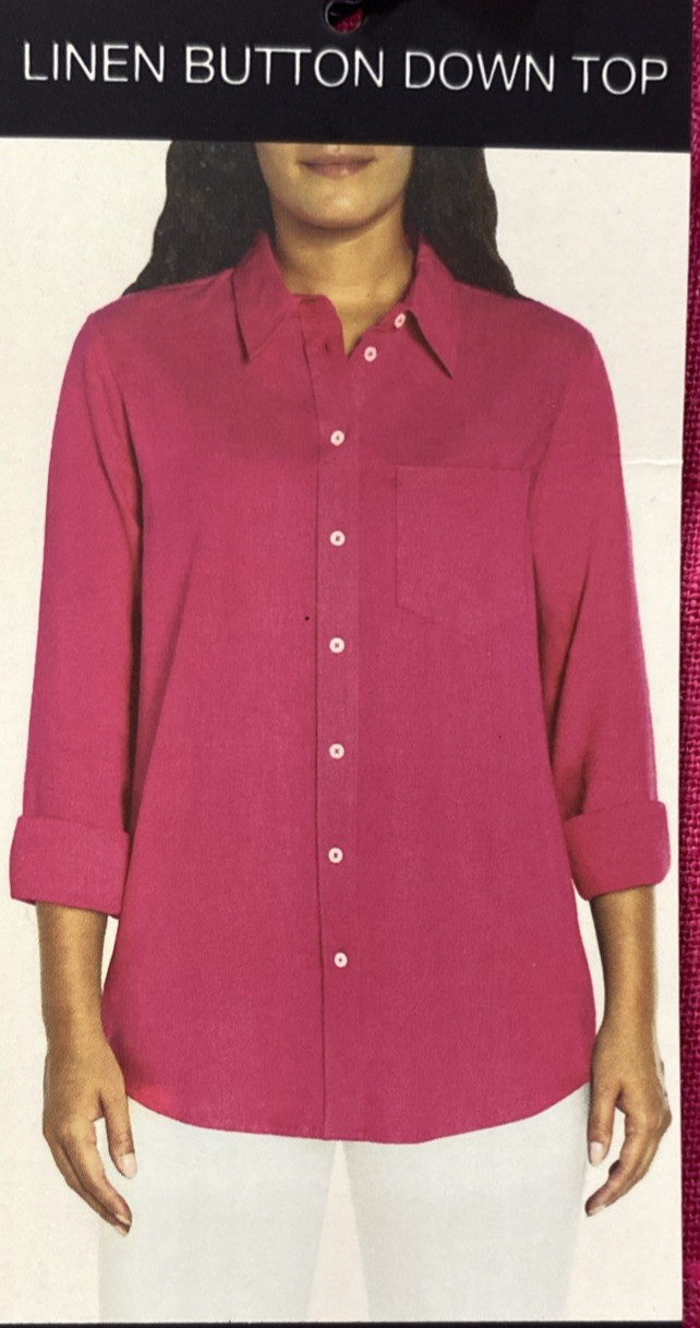 NWT Gap Women’s Linen Button Down Top (SELECT SZ / COLOR) MSRP $69.95 FREE SHIP