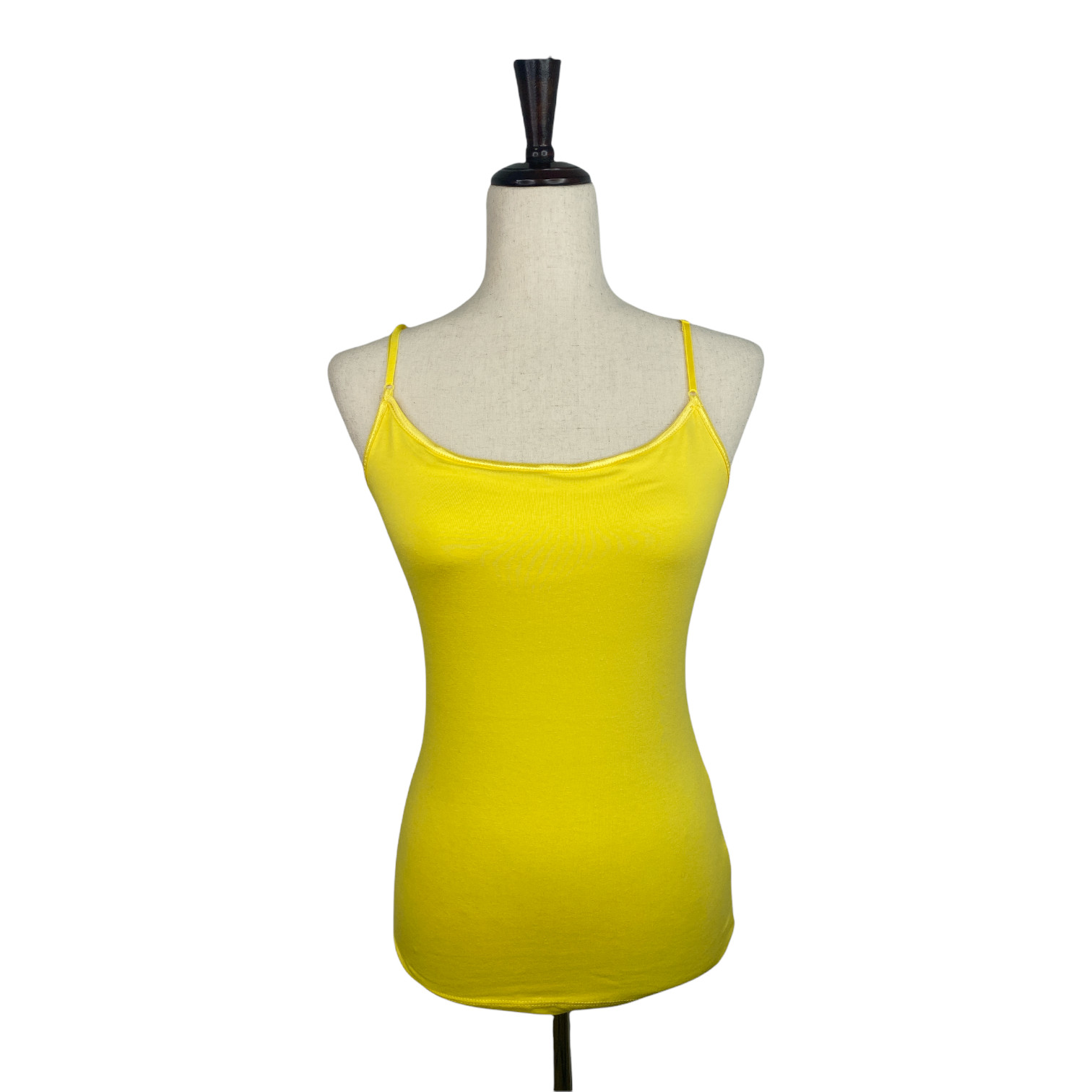 Ambiance Women’s Yellow Adjustable Strap Camisole Tank Top Size Small