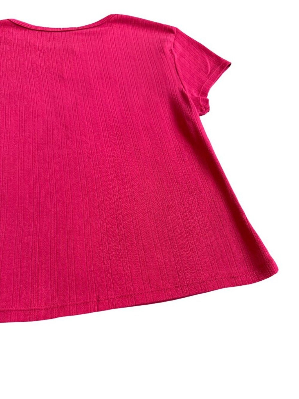 Intimately Free People Lipstick Red T-Shirt Top Blouse Stretchy Size Large NWT