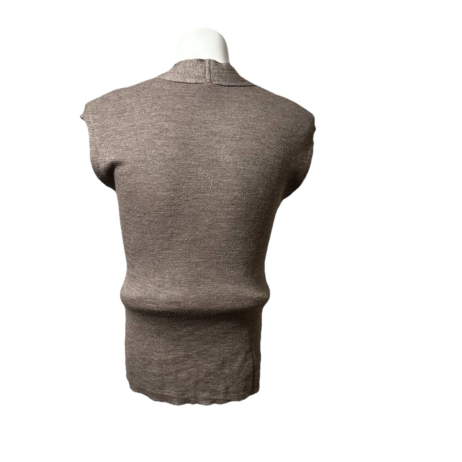 Classiques Entier Women’s Large Shirt Brown Short Sleeve Top Sweater