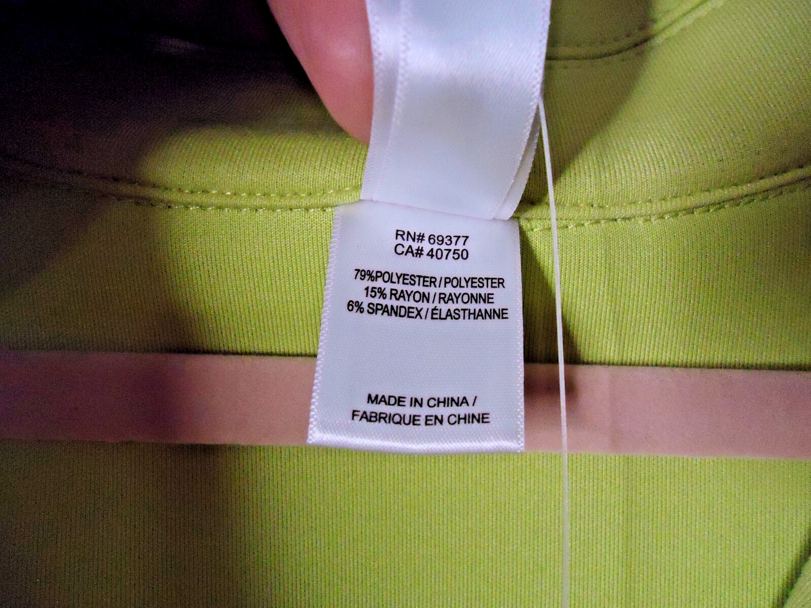 Marla Wynne Wynn Layers Scuba Pop Notch Lapel Jacket Yellowish Green Size 2x