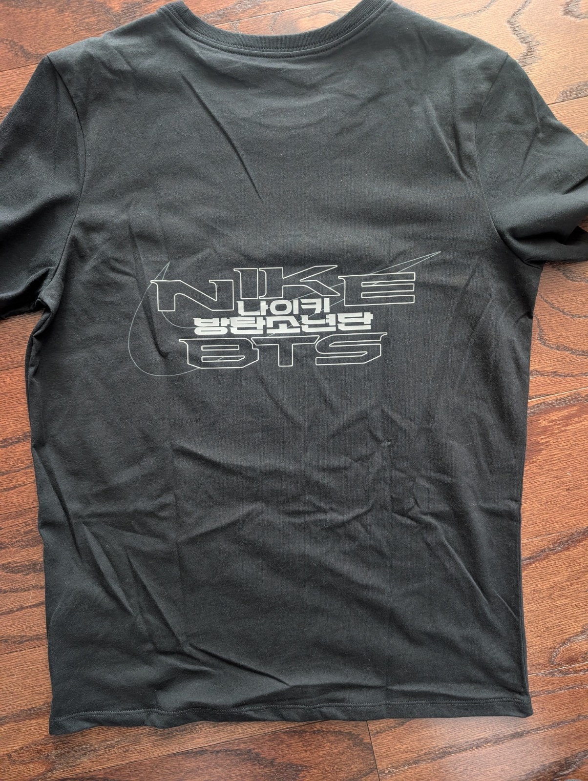 BTS x Nike Collaboration Korea Exclusive T-Shirt Black Size S / ARIRANG