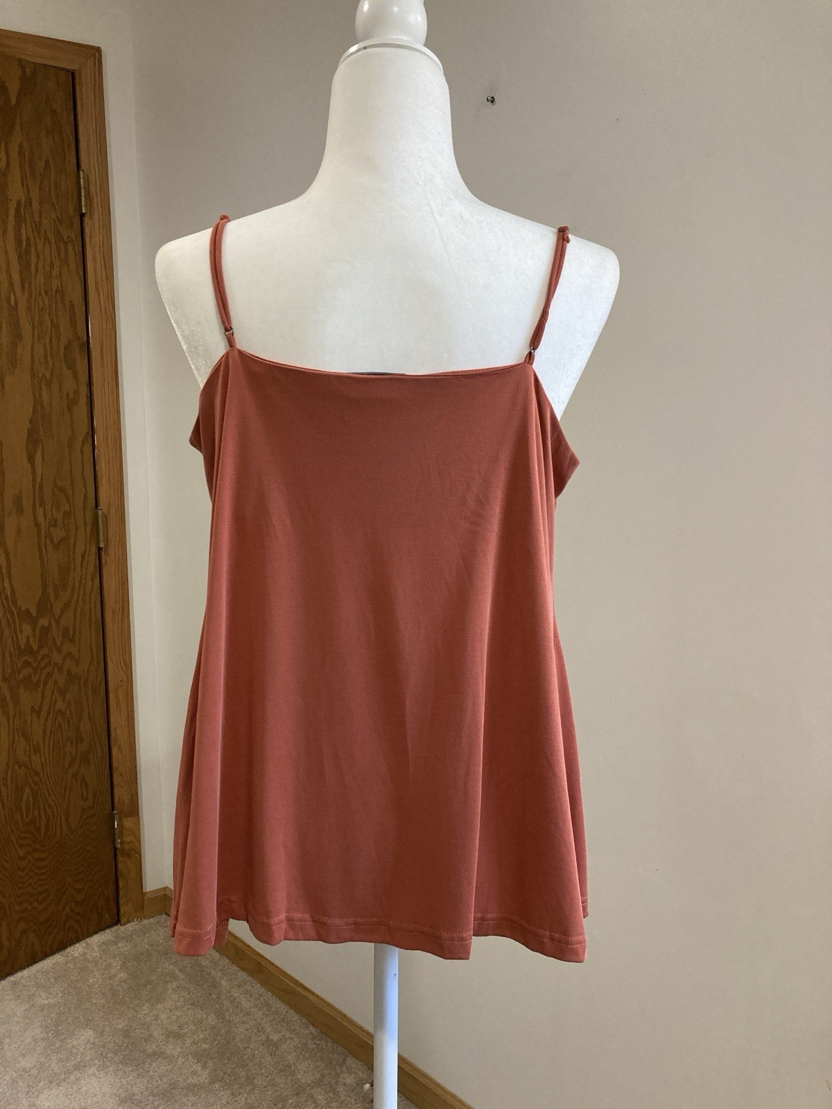 VICI Orange Spaghetti Adjustable Strap Tank Top Women Size M