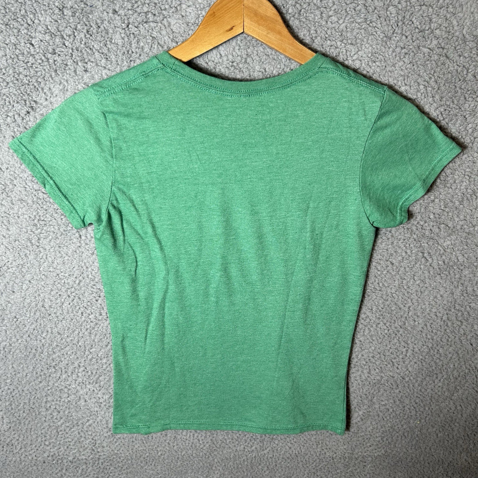 Wildflower Sunflower Graphic Short Sleeve Crew Neck Top Women’s XS Green
