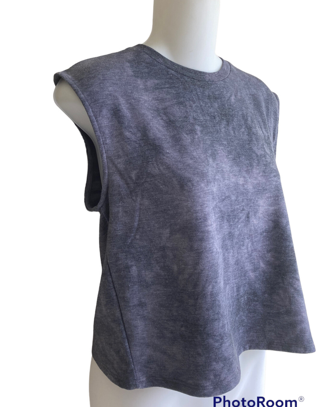 Small Tank Top Blue Corset Style Lace Up Back Cropped NWT Rabbit Rose