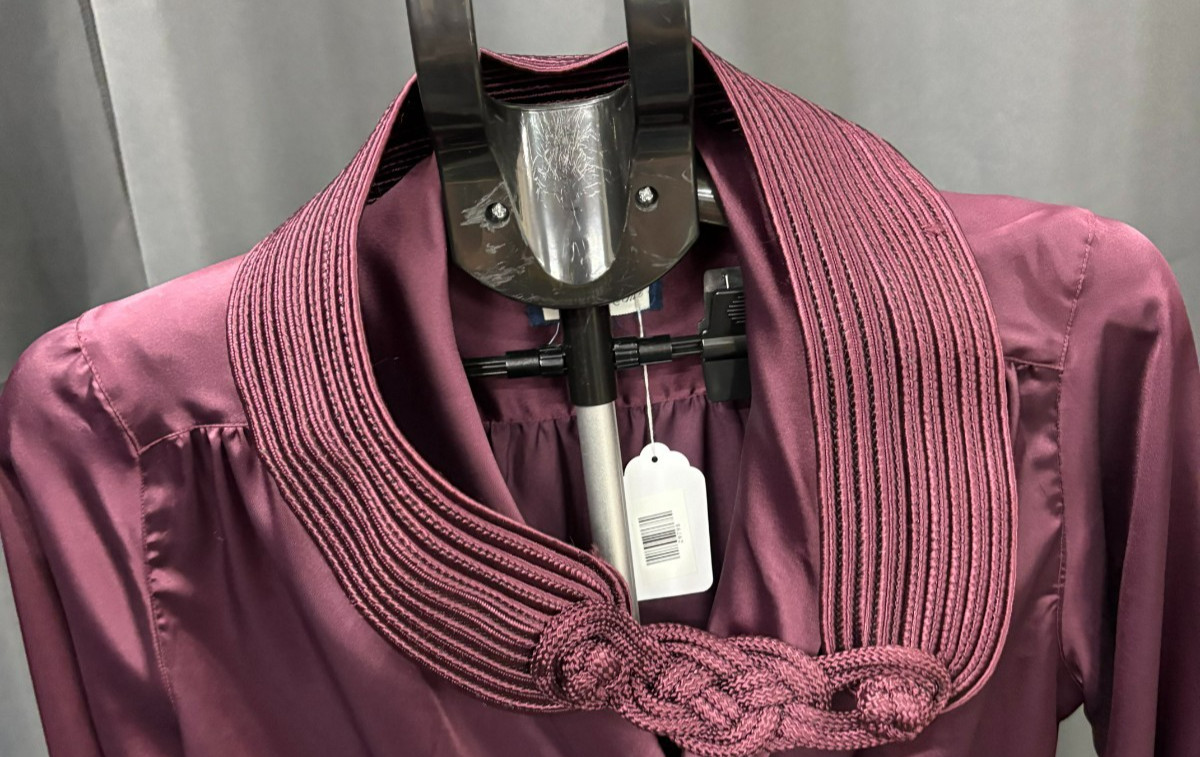Givenchy For Saks Fifth Avenue Button Up Blouse And Matching Belt