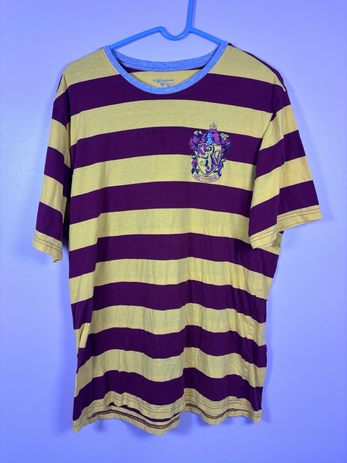 The Wizarding World Of Harry Potter Universal Studios Striped T-Shirt Unisex XL