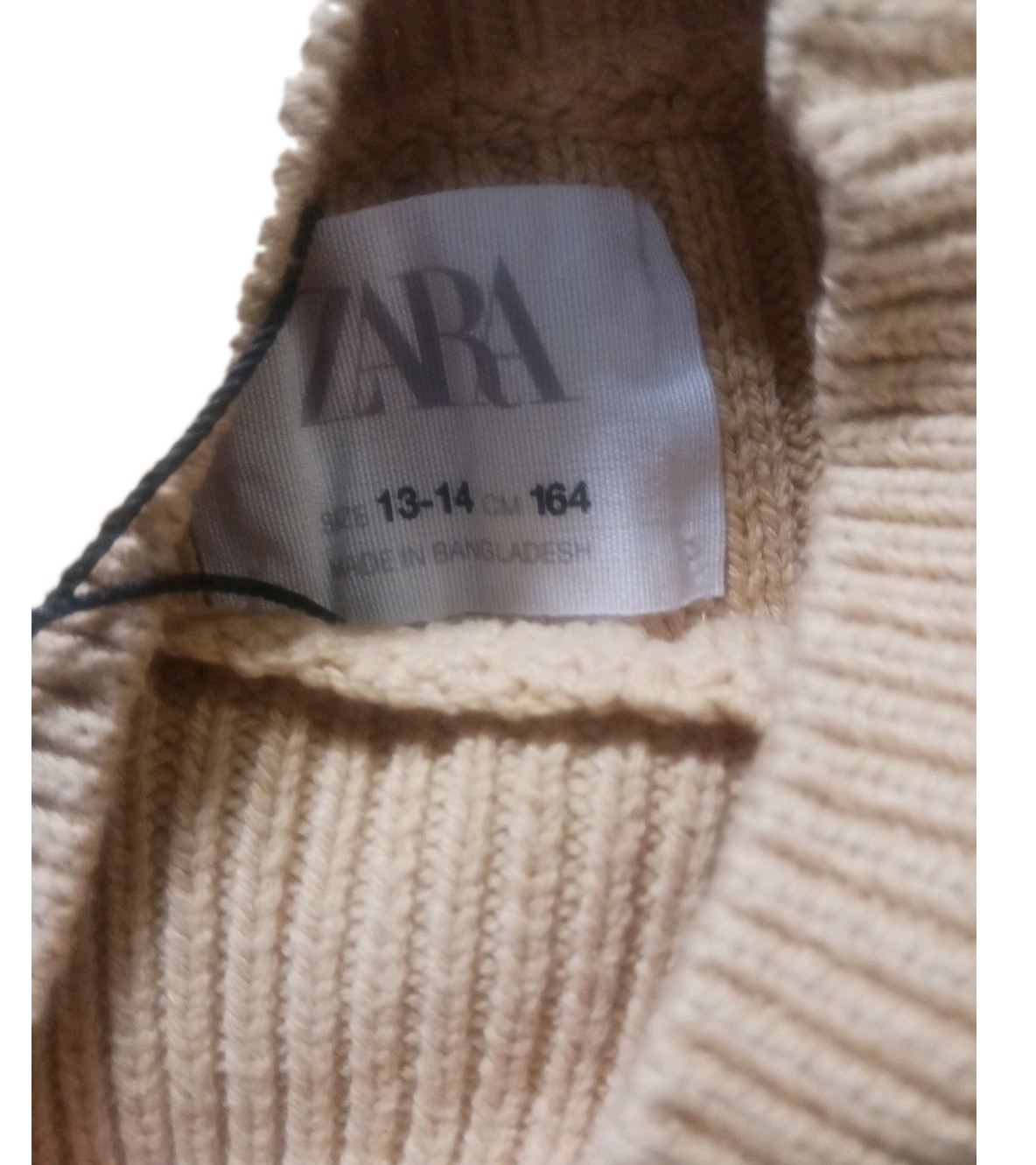 Zara Women’s Top Size 13-14 Cm 164 Made In Bangladesh Rn#77302cotton Acrylic.