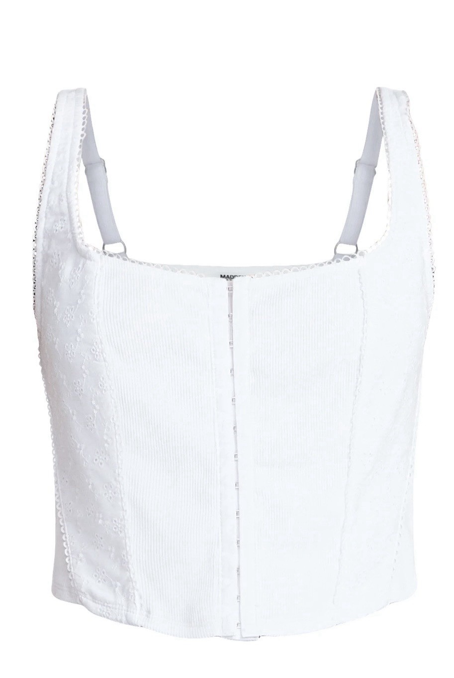 Madden NYC Eyelet Corset Top Size XL