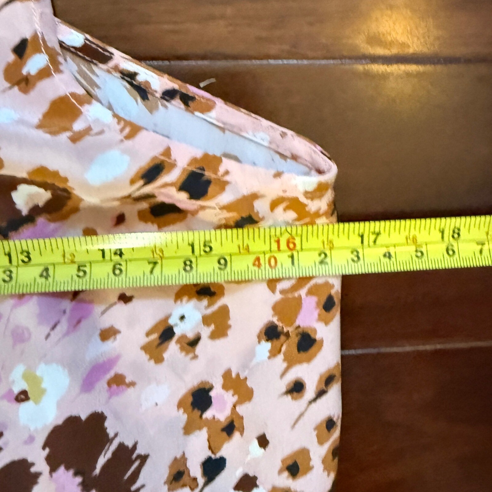 Paige Isela Floral Leopard Print Silk Tank Cami Pink Sz M Coquette Summer Y2K