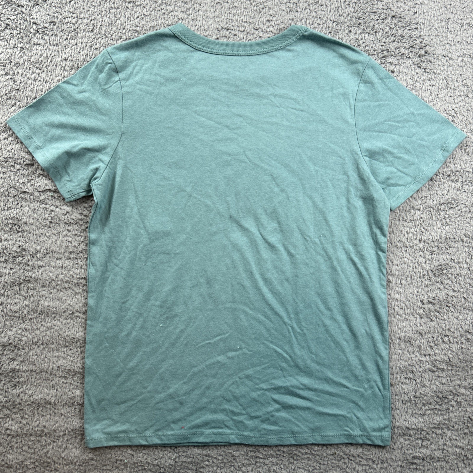 Zoe + Liv Shirt Womens XS Mineral Blue Lets Get Rowdy Skeleton Cowboy Tee