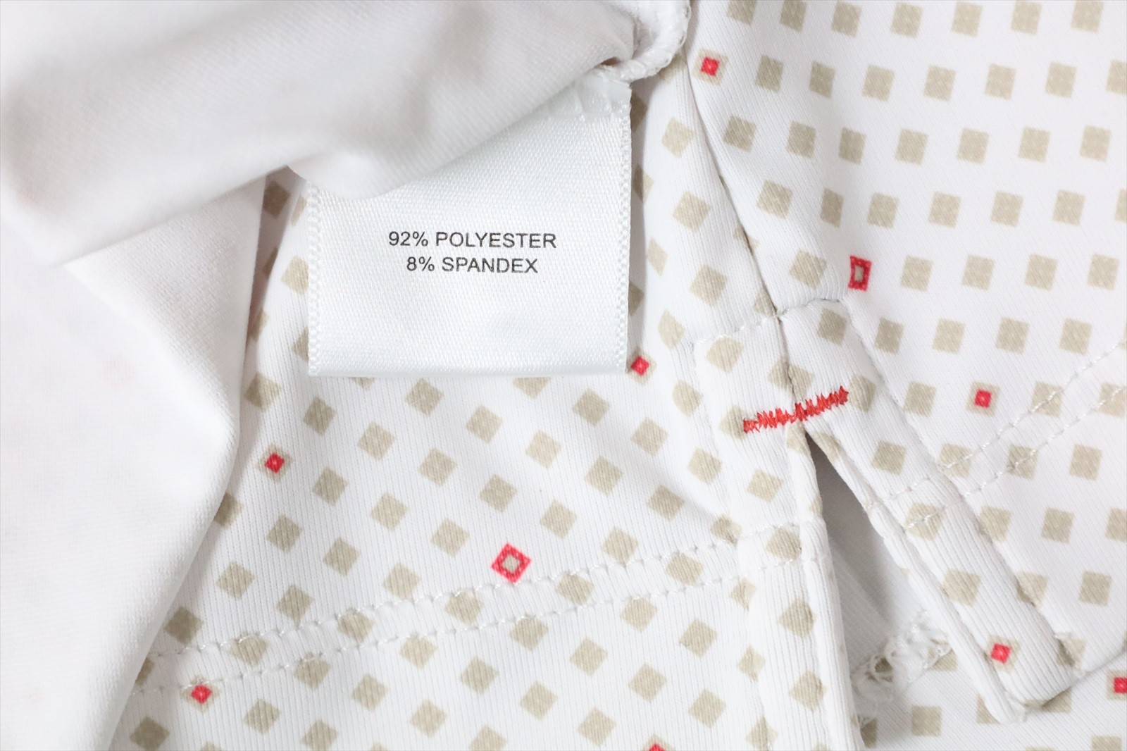 Peter Millar Golf Print Polo Womens Size Small WHT Regular New INV13309904