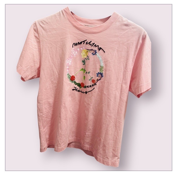 New Authentic Moschino Jeans Shirt, Embroidered Relaxed/LOOSE FIT Retail $365