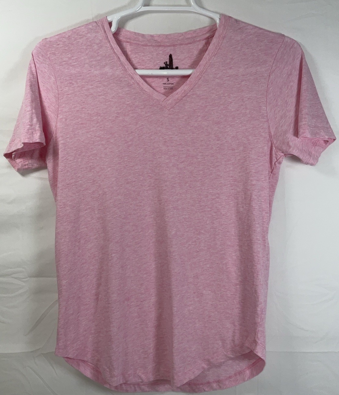 NWOT Women’s Johnnie-O Merediths Short Sleeve 100% Cotton T-Shirt – Pink – Small
