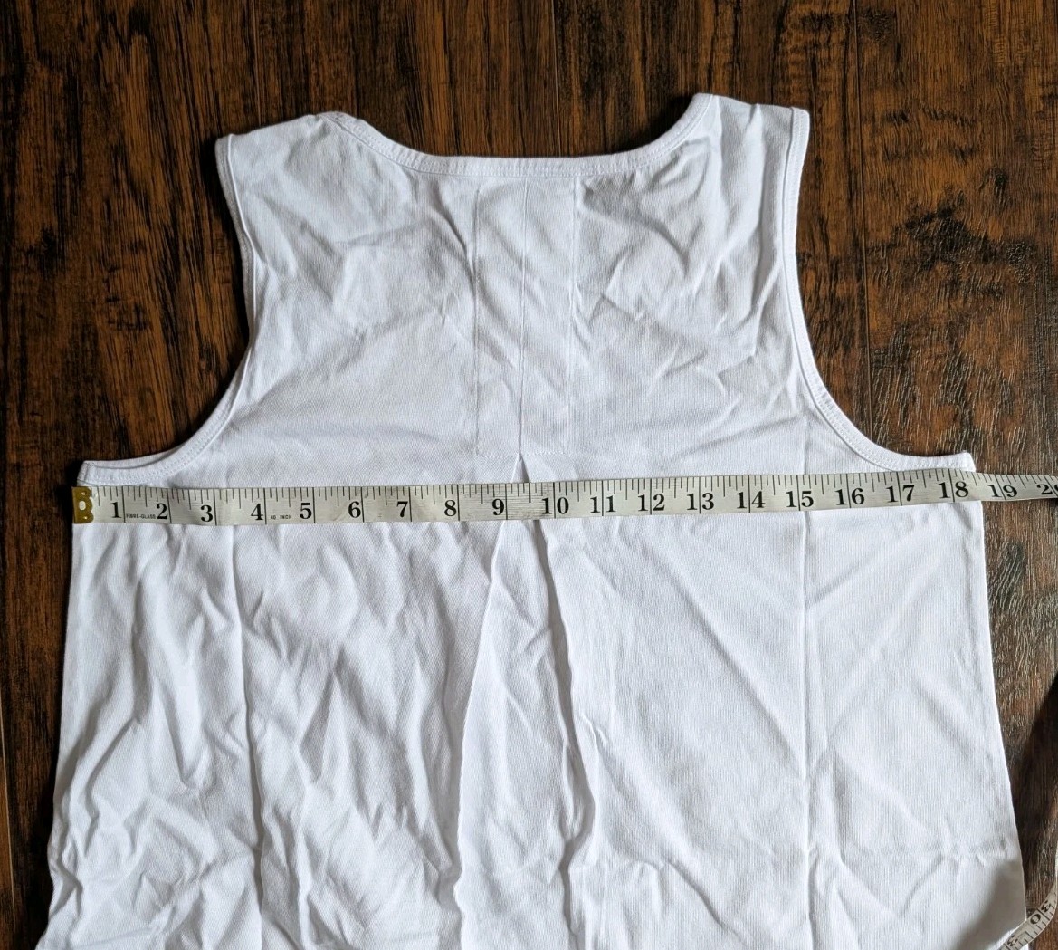 Anybody Essentials Cotton Pocket Tank Top, White, Women’s Size Small, New!!