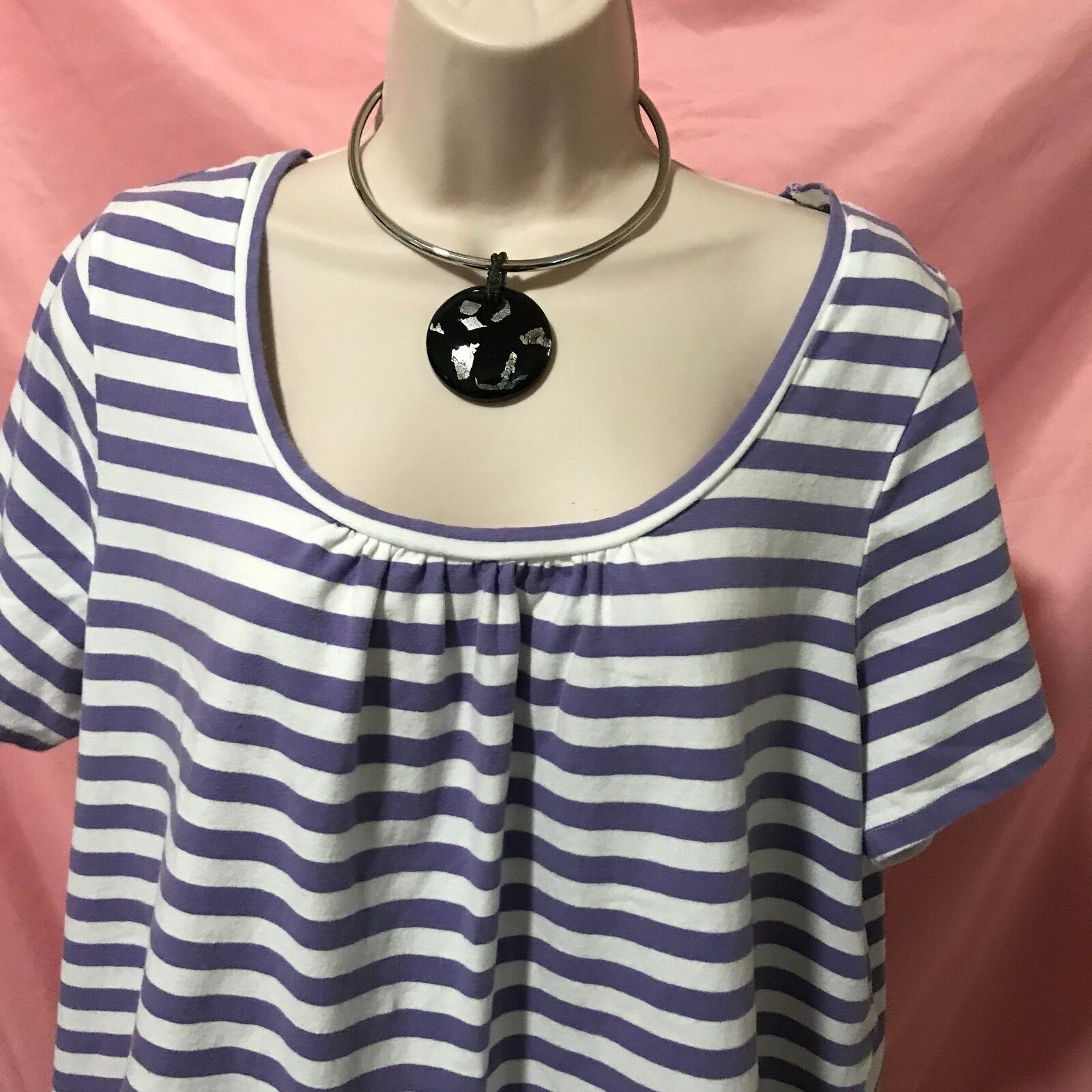 JESSICA LONDON – Women’s Plus 18/20 Very Soft and Comfortable Shortsleeve Top