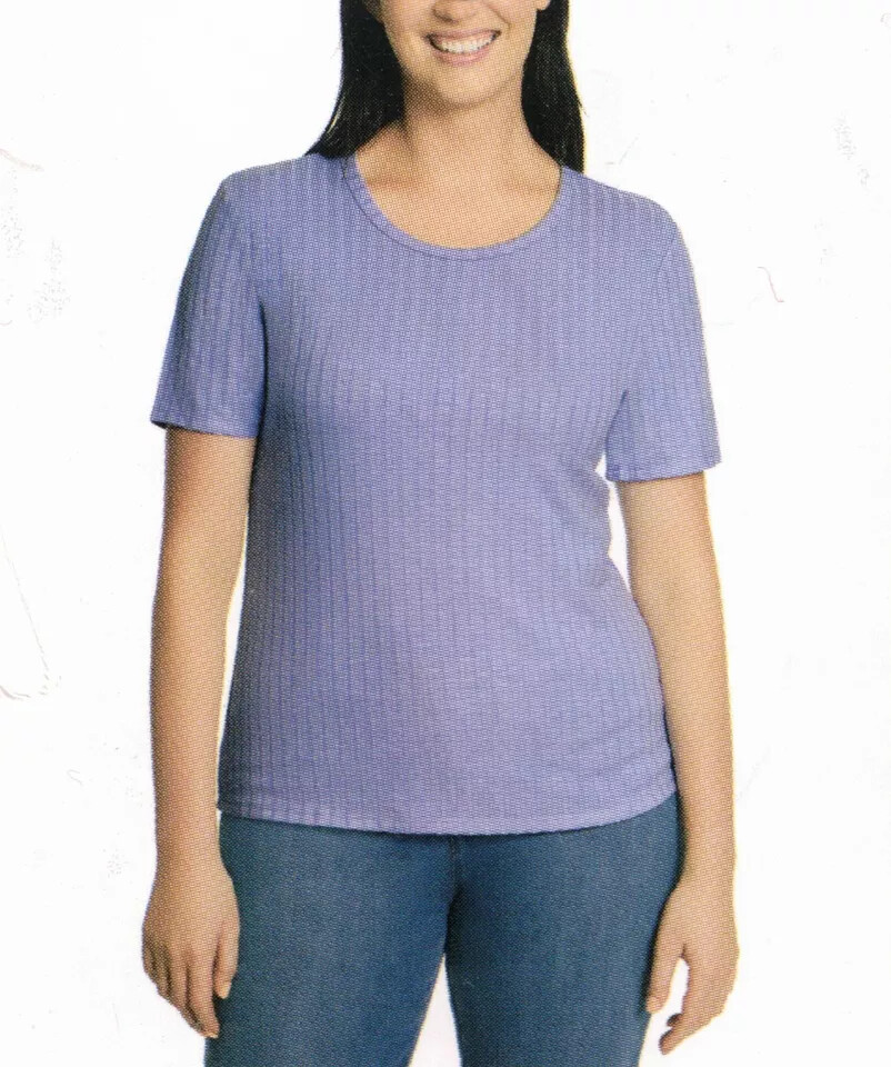 Vintage America Ladies’ Slub Ribbed Tee | G51