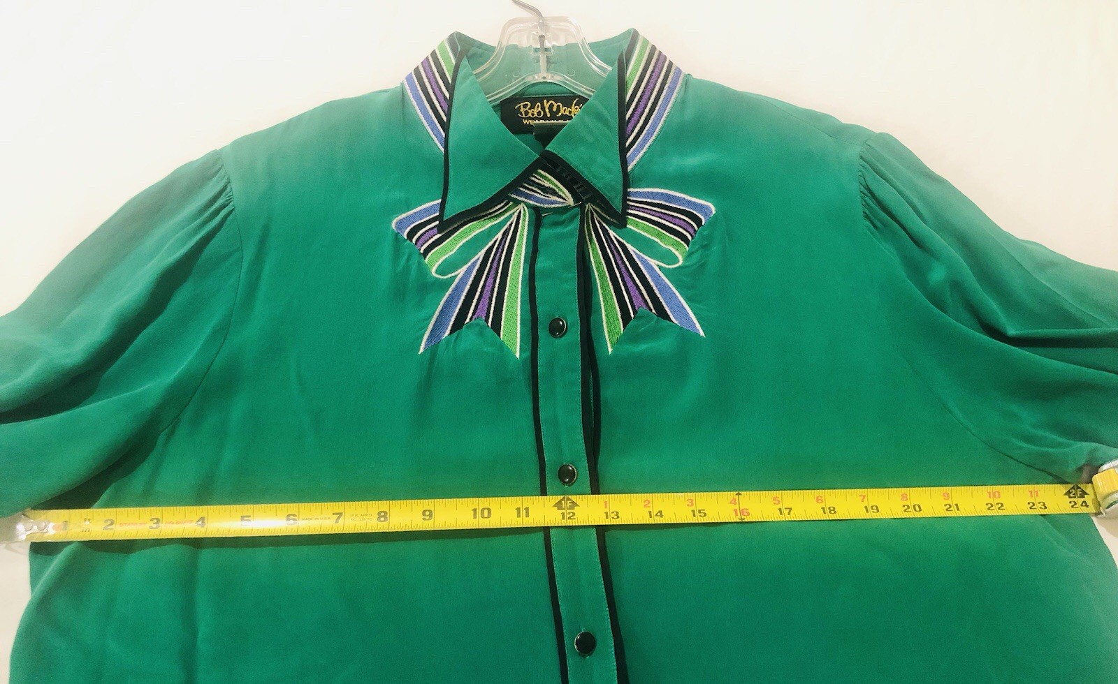 Bob Mackie Silk Blouse L