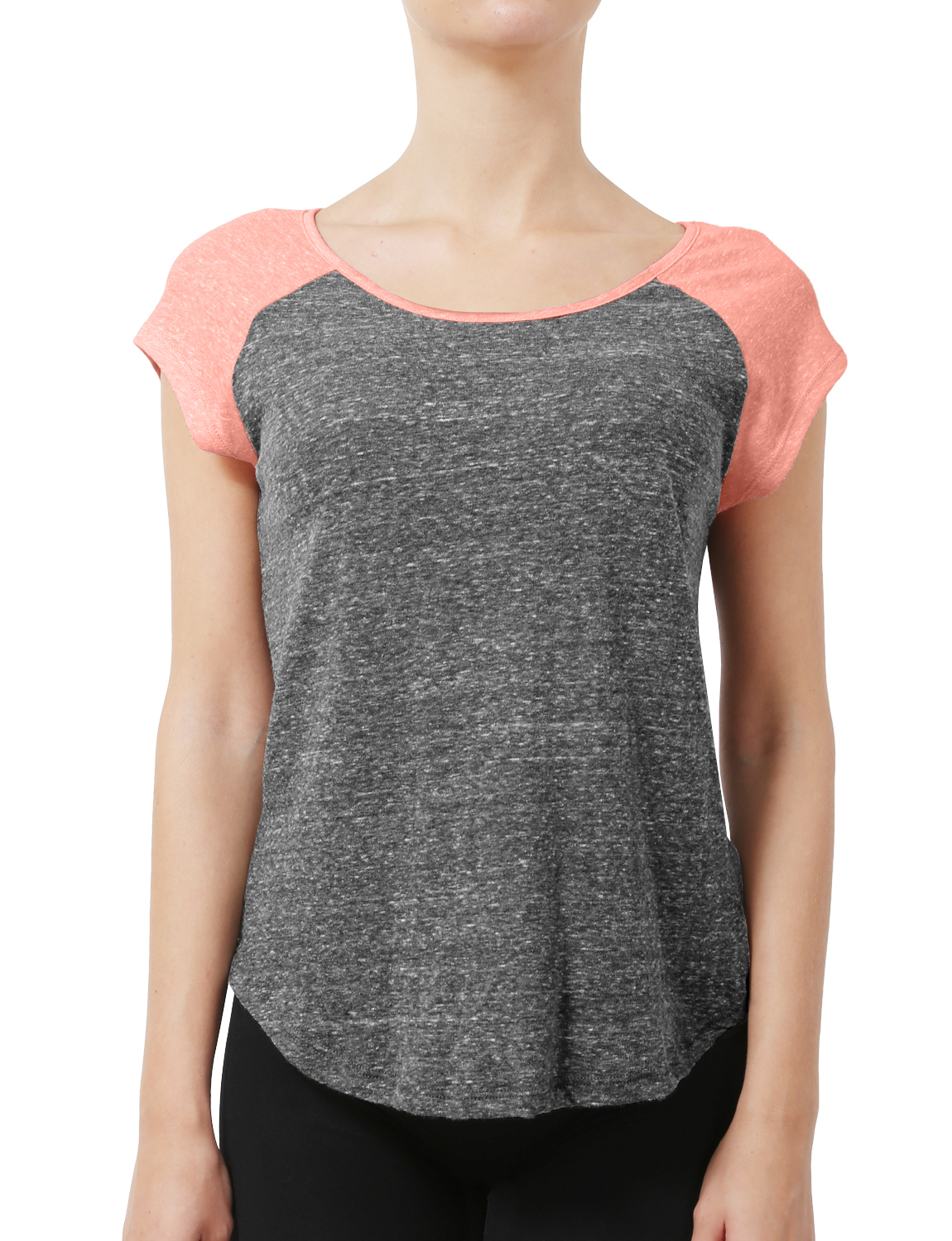 NE PEOPLE Women’s Light Weight Short Sleeve Raglan Round Neck T Shirt NEWT33