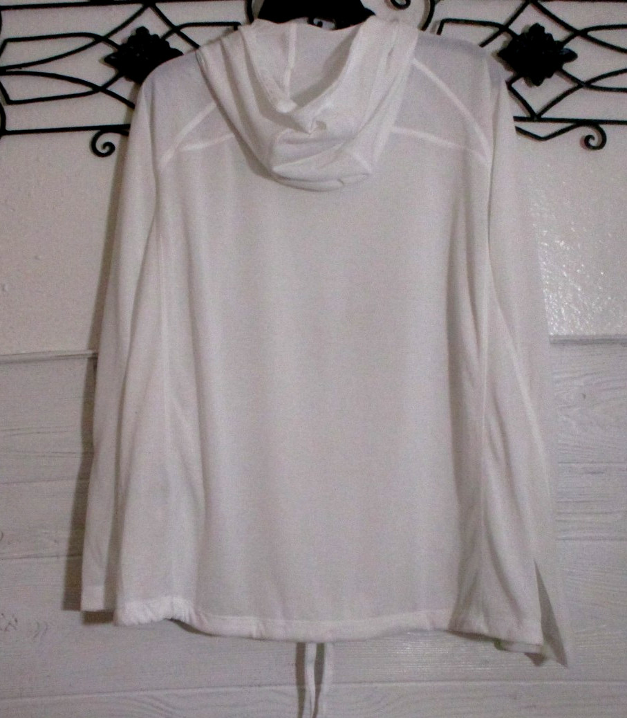 Under Armour Heatgear Women’s Top Size XL Long Sleeve Round Neck Logo Hooded