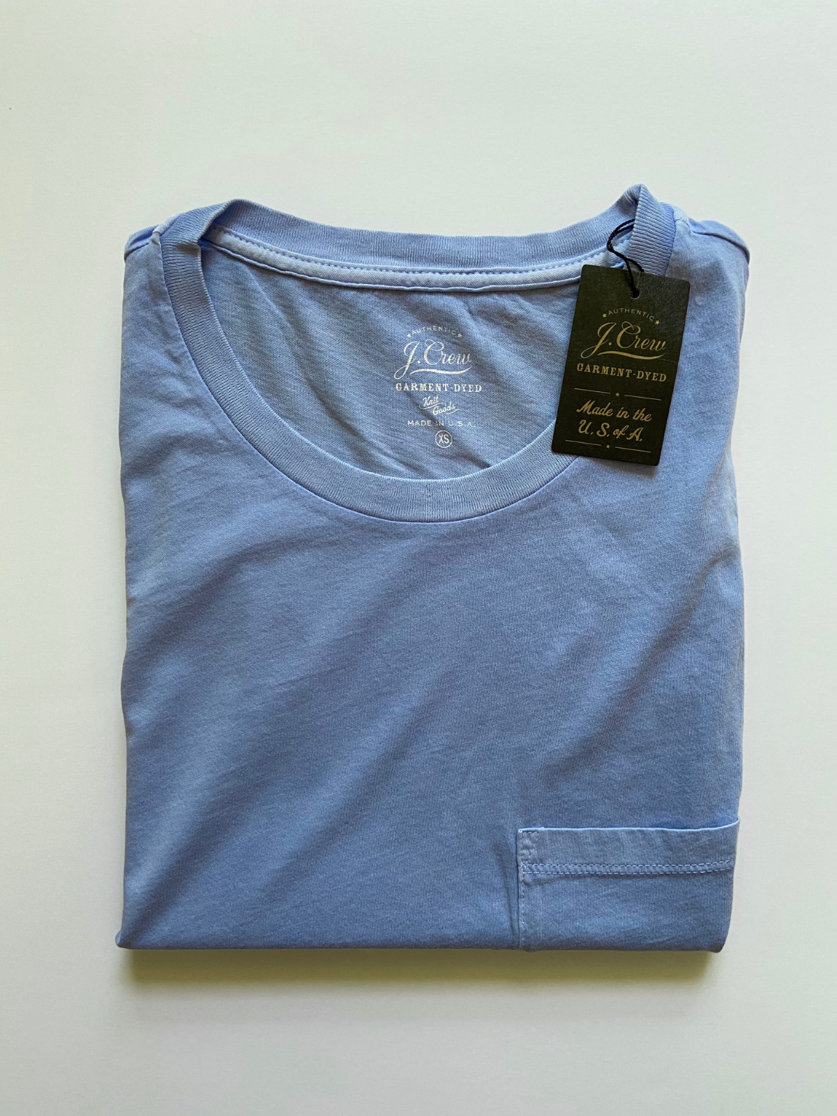 J Crew Womens Pocket Tank (NWT) Pastel Blue, Garment Dyed, UP TO 62% OFF MSRP