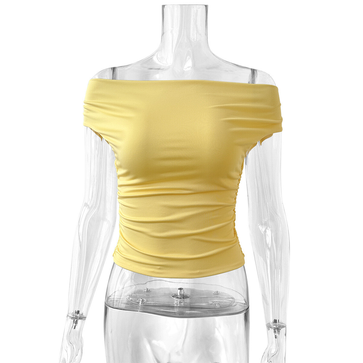 Women Sleeveless Soild Sexy Off Shoulder Slim Tee Summer Backless BowTie T-shirt
