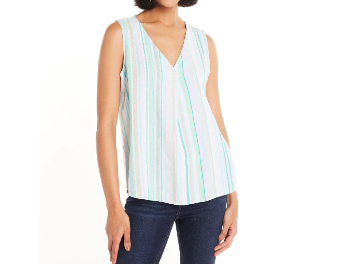 Time and Tru Womens Woven Tank Top Cool Combo Multisize NWT